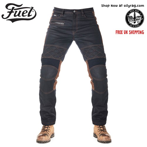 Fuel Motorcycles Sergeant 2 Trousers - Waxed Denim | UK Stock | Free delivery - 第 1/12 張圖片