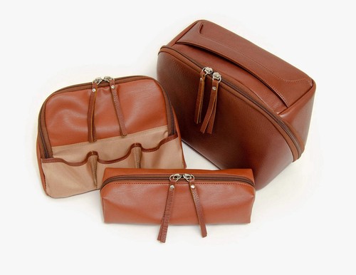 Osgoode Marley Hanging Travel Toiletry Leather Organizer 2023 - Picture 6 of 8