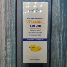 Sadoer Evening Primrose Vitamin E Serum, Soothing & Repair, 1.05 fl oz Hydrating