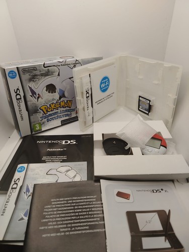 Pokémon Soul Silver Complete CIB Big Box With Pokewalker for collector PAL ITA - Foto 2 di 9