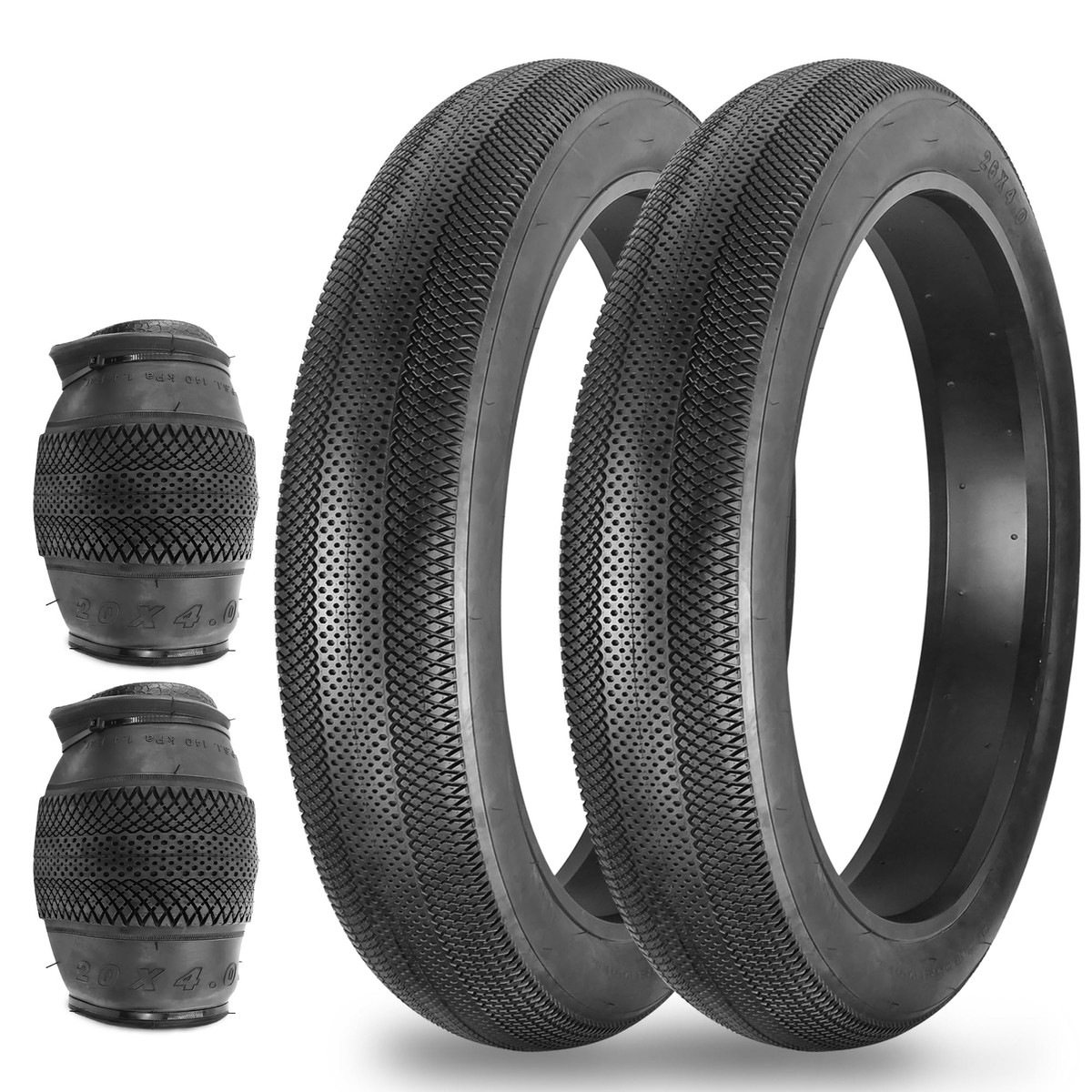 26x4 Fat Bike Tire Zukka Bike Tires ZUKKA 20 X 4.0 Tire 1/2