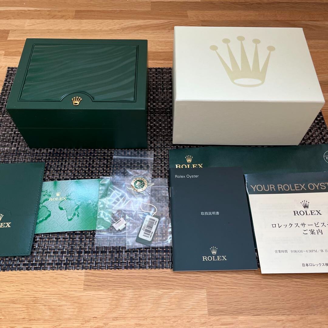 Rolex Watch Empty Box Case OYSTER Green