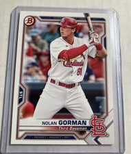 2021 Bowman #BP-90- NOLAN GORMAN Rookie RC Card.. rookie card picture