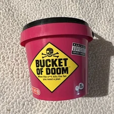 Bucket of Doom Game Big Potato Party Game Complete T8