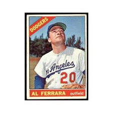 1966 Topps Al Ferrara Baseball Cards #487