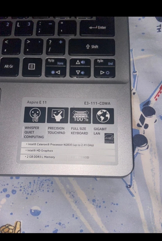 Acer Aspire Laptop E3-111 Series (E11) - Image 4 of 4