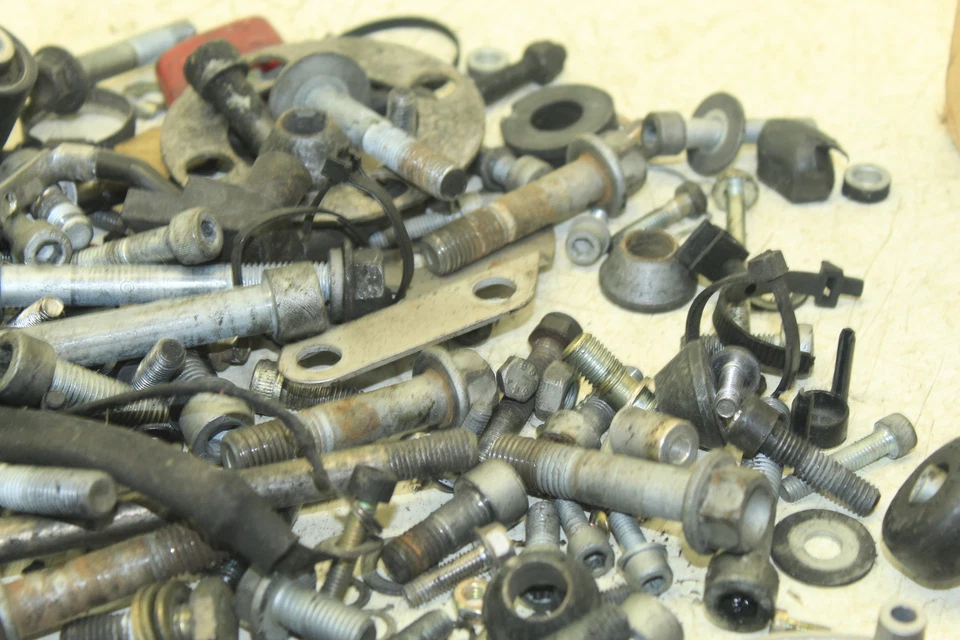 BMW K1200RS 1200 1998 OEM MISC. JUEGO DE PERNOS TORNILLOS PIEZAS PEQUEÑAS B28D Foto 4 de 4