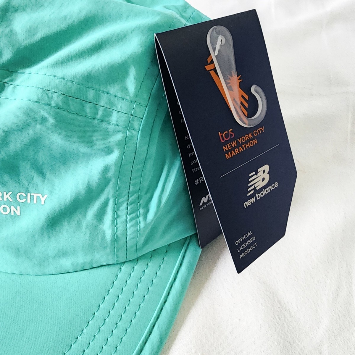 New Balance TCS NYC Marathon 2024 Hat Teal Blue New York  display picture 2