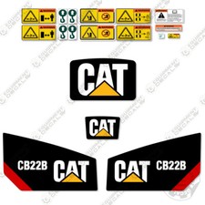 Fits Caterpillar CB22B Decal Kit Utility Roller - 7 YEAR OUTDOOR 3M VINYL!