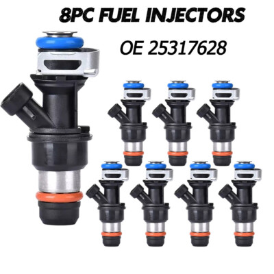 8x DELPHI FUEL INJECTOR 1999-2007 CHEVY-GMC TRUCK 4.8L 5.3L 6.0L OE25317628