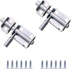 2Pcs Sicurezza Porta Chiusura Acciaio Inox Serratura Porta Serratura