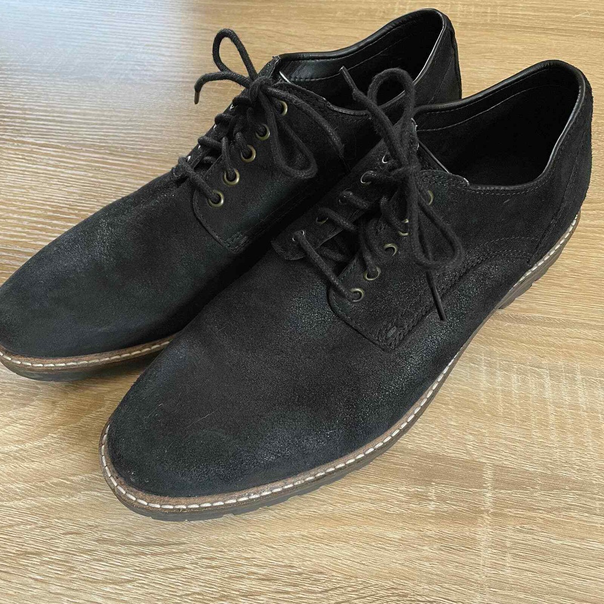 Cole Haan Black Suede Shoes Size 10 | eBay display picture 3