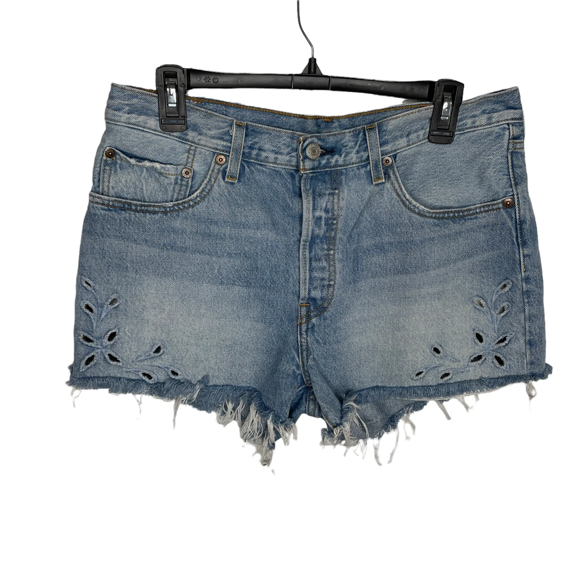 High rise 501 shorts discount