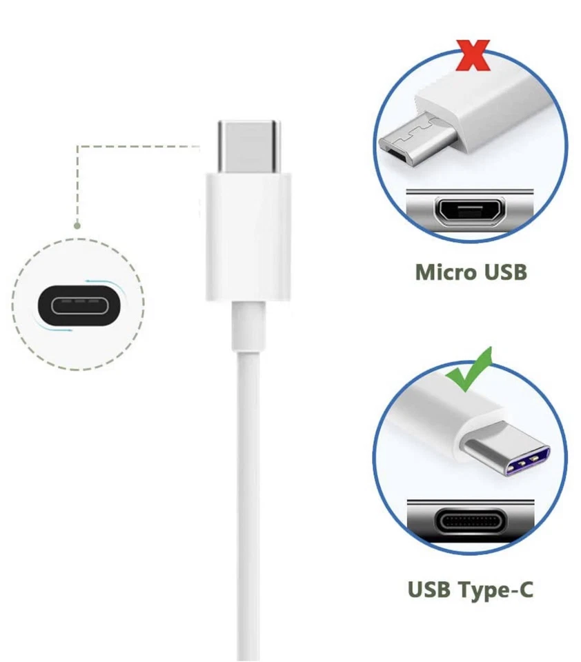OEM 6Ft Type C USB C Cable Fast Charging Charger Cord For Samsung Galaxy Note - Image 2 of 4