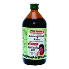 Baidyanath Mahamanjisthadi Kadha | Ayurvedic Blood Purifier Syrup - 450 ml