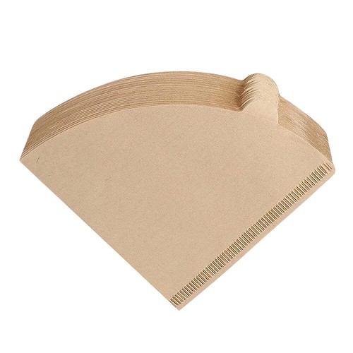 100PCS Coffee Filter Paper Disposable Natural Wood Pulp Cone Shape Coffee - Picture 17 of 25
