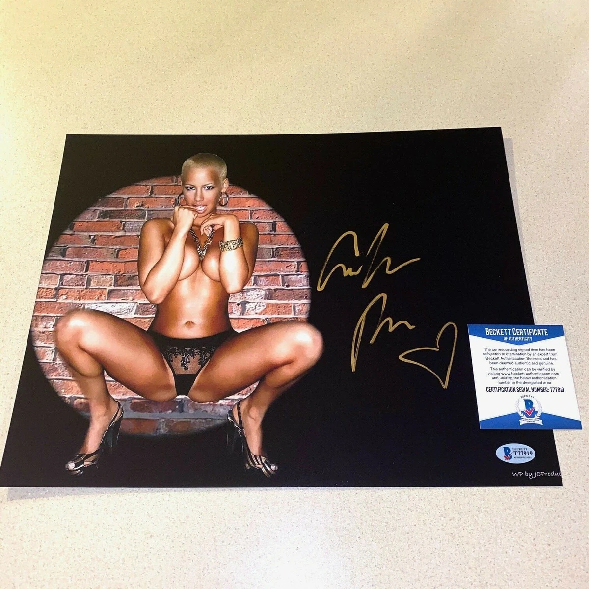 AMBER ROSE signed autographed 11X14 PHOTO SEXY HOT NUDE BECKETT BAS COA |  eBay
