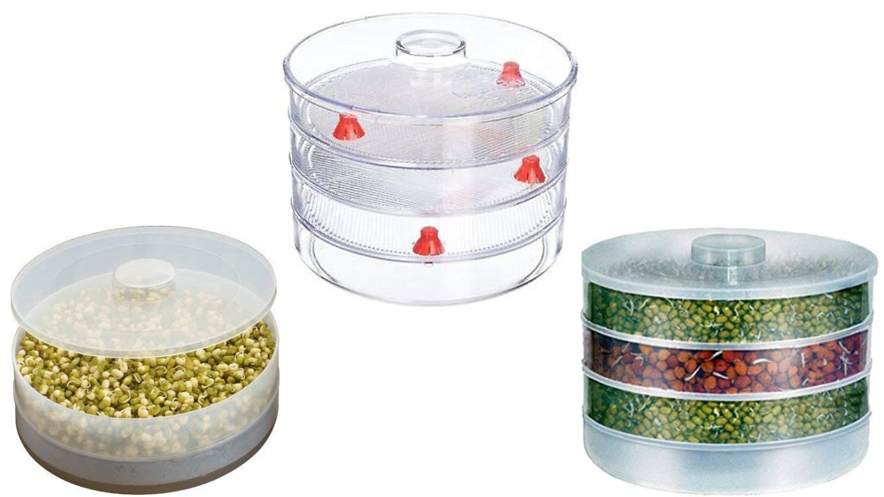 SAMENSPROSS BOHNEN SAMENKEIMER Bio Gesund Zuhause Sprossmaschine Größe auswählen