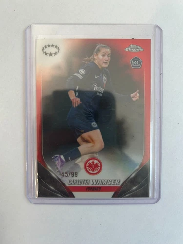 213 TOPPS WOMENS CHROME 23/24 CARLOTTA WAMSER EINTRACHT FRANKFURT PARALLEL 45/99