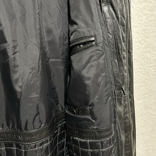 M. Julian Wilsons Thinsulate Ultra Insulation VTG Black Leather Jacket Sz Large - Picture 13 of 24
