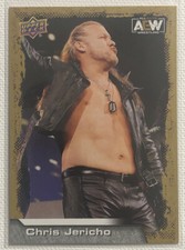 2022 Upper Deck AEW Wrestling Chris Jericho Gold Parallel Card #1 WWE WWF Y2J