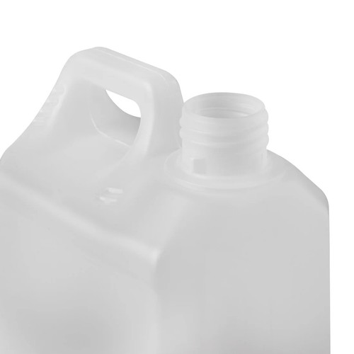 Botella de plástico Jerry Can de 1L 2L 2.5L 5L litros contenedor de líquidos de agua + tapas - Imagen 12 de 21