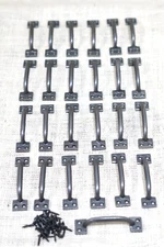 100 CAST IRON HANDLES DRAWER PULLS SMALL LONG HOME DECOR KITCHEN WINDOW PULL