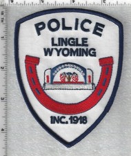 Lingle Police  (Wyoming)  Shoulder Patch version 3