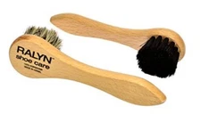 Ralyn Shoe Polish Daubers Light and Dark Bristles 100% Horsehair Bristles. 2 Set
