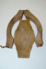 -MOULE A BEURRE ARTICULE en BOIS Ancien jus de grange collection art populaire