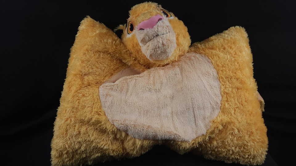 Disney Simba The Lion King Pillow Pet Plush Stuffed Animal 20x14" Rare