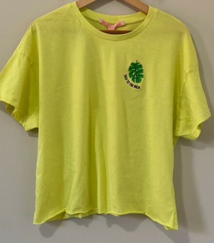 Tops For Women Size XL Rebellious One Juniors Talk To The Palm Graphic T-Shirt - 第 2/7 張圖片