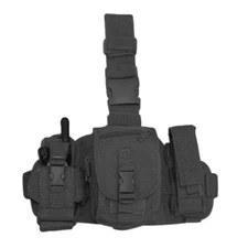 Condor Utility Leg Rig with Pouches MOLLE Pocket Accessory Shooting Holder Black