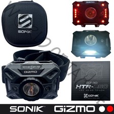 Sonik Gizmo Stirnlampe Sensor HTR-250 Karpfenangeln Lampe Licht Wiederaufladbar