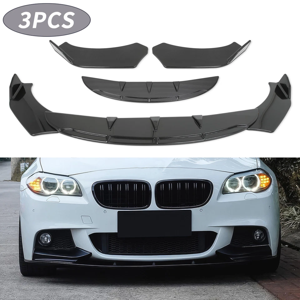 Front Bumper Lip Spoiler Splitter Body Kit Chin ABS For Dodge Durango SXT RT SRT - Image 3 of 4