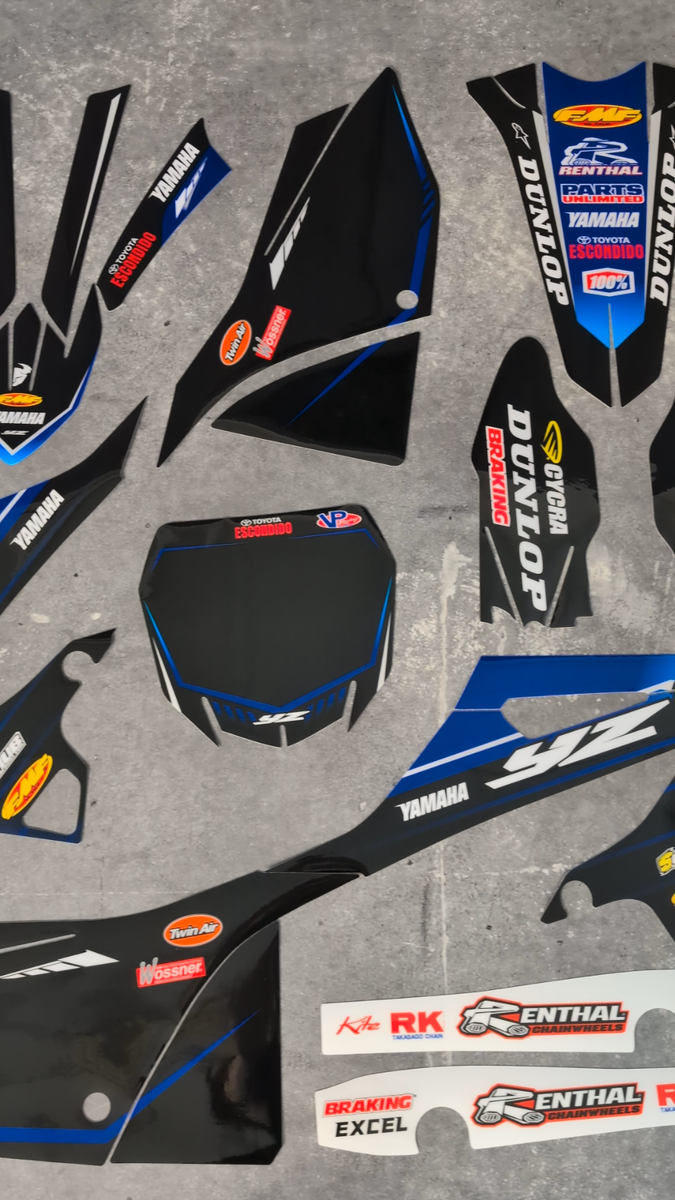 Graphics Stickers Decals kit for Yamaha YZ85 2022-2026 2-Stroke | eBay