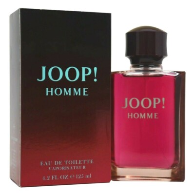 JOOP! HOMME EAU DE TOILETTE SPRAY FOR MEN 4.2 Oz / 125 ml BRAND NEW ITEM!!!
