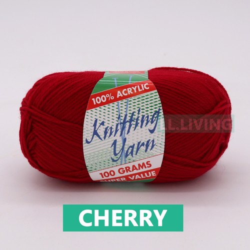 Knitting Yarn 8 Ply Soft Crochet Craft Balls 100g Acrylic Solid Multi Colours Au - Picture 48 of 82