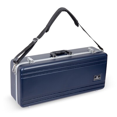 Crossrock Alto Saxophone Rectangular Case-Strong ABS Molded with Single strap