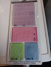 SALE SET EMBOSSING FOLDERS SIZZIX FOR SCRAPBOOKING NEW SIZ20 