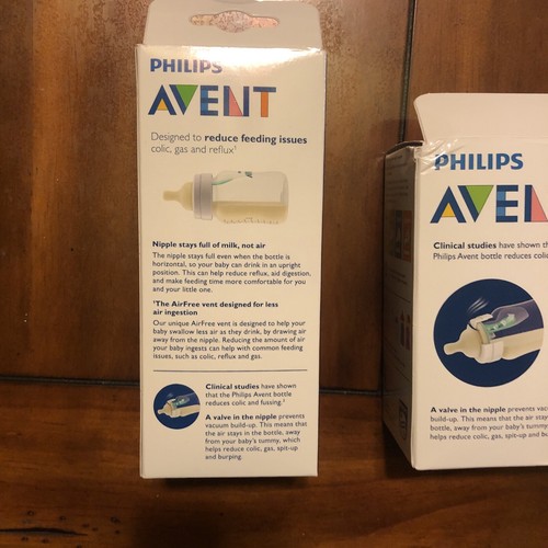 Philips Avent Anti-colic Bottle With AirFree Vent 4oz 3pk & 9 Oz 1 Pk 1 Mo+ - Picture 5 of 7