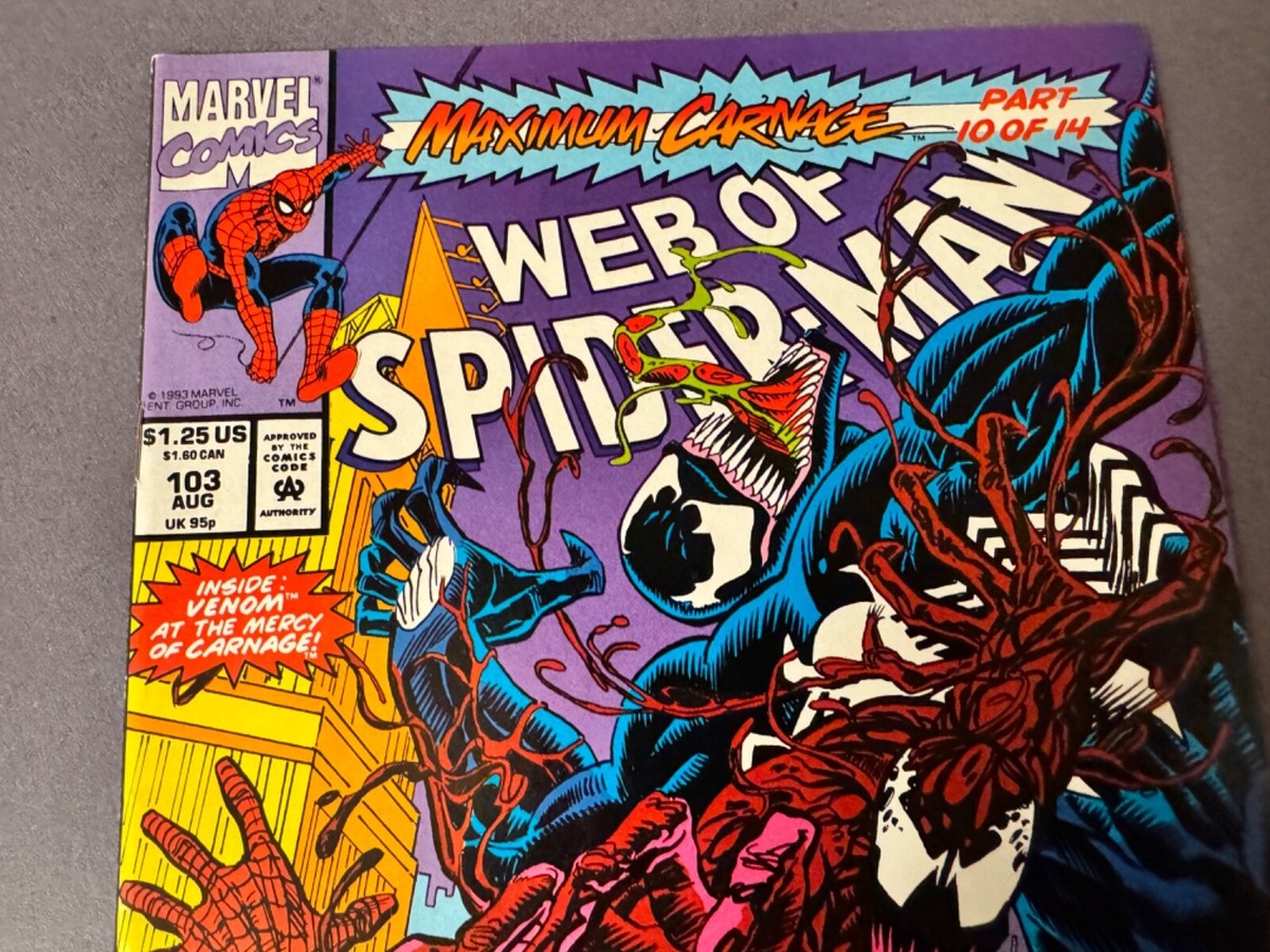 Web Of Spider-Man #103 Venom At The Mercy Of Carnage! Alex Saviuk