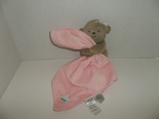 carter's child of mine sweet girl monkey plush security blanket