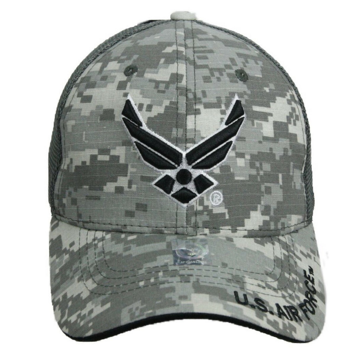US Air Force Baseball Cap US Flag Aviator Military USAF Mesh