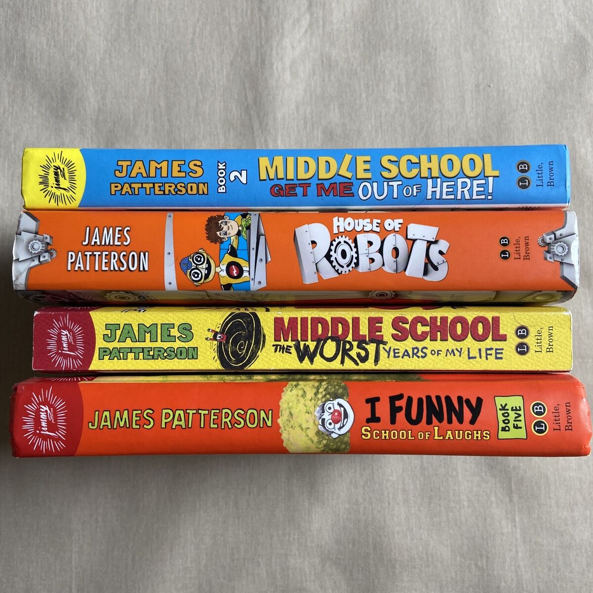 James Patterson Lot Of 4 - Kids HC PB Books - Middle School James Patterson Lot Of 4 - Kids HC PB Books - Middle School