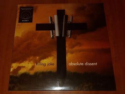 KILLING JOKE ABSOLUTE DISSENT 2x LP PITCH BLACK VINYL 1st PRESS
