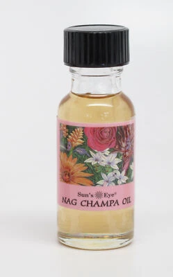 Nag Champa, Sun's Eye Specialty Oils, 1/2 Ounce Bottle