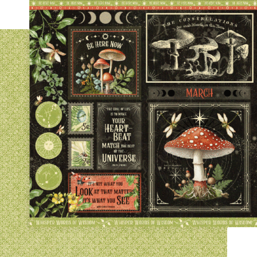 GRAPHIC 45 "LIFE IS ABUNDANT" 8X8 CALENDAR PAPER PACK NATURE SCRAPJACK'S PLACE - Picture 4 of 13