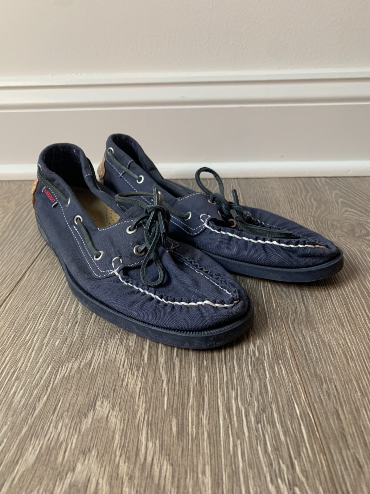 Authentic Sebago Docksides Slip On Boat 