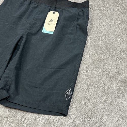 Prana Mojo Performance Shorts Herren Large schwarz leicht Wandern Outdoor - Bild 2 von 7